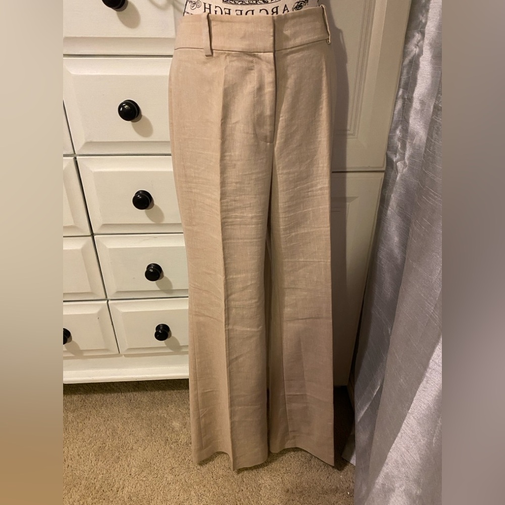 Ann Taylor Linen Trousers 8Long